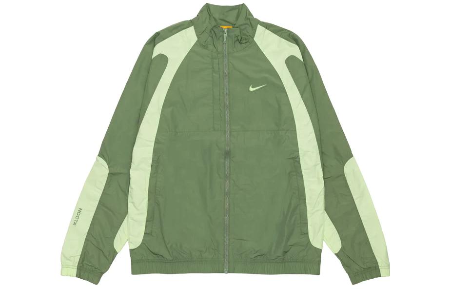 Order ナイキ x NOCTA SS24 ロゴ レトロ カラーブロック トラックジャケット オリーブグリーン アジア限定 FN7667-386