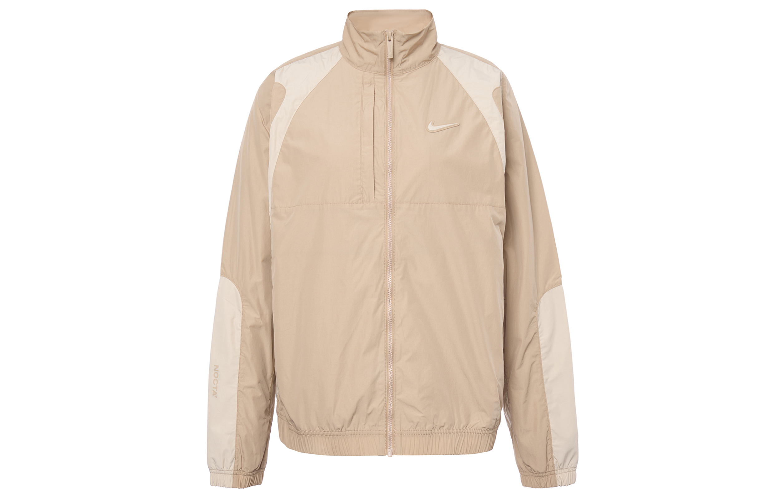 Order 耐克 x Nocta SS24 棕白配色立领标志夹克情侣款休闲外套 FN7667-200