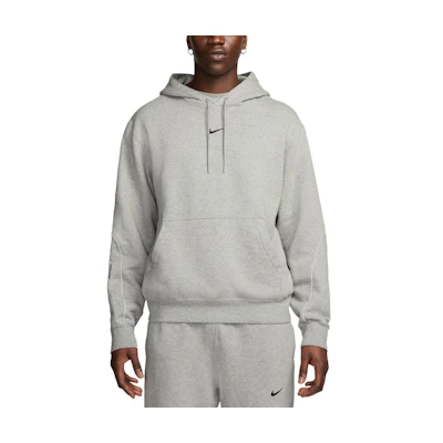 Nike Nocta SS24 Logo Unisex Hoodie Grey - Stylish Long Sleeve Collaboration FN7660-063