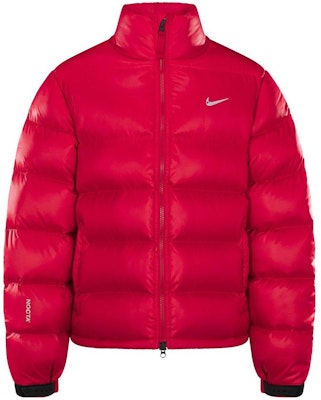 Nike x NOCTA Sunset Puffer Jaket Merah Logo Kerah Tinggi Coat Quilted. DO2783-657 Order Nike x NOCTA Sunset Puffer Jaket Merah Logo Kerah Tinggi Coat Quilted. DO2783-657