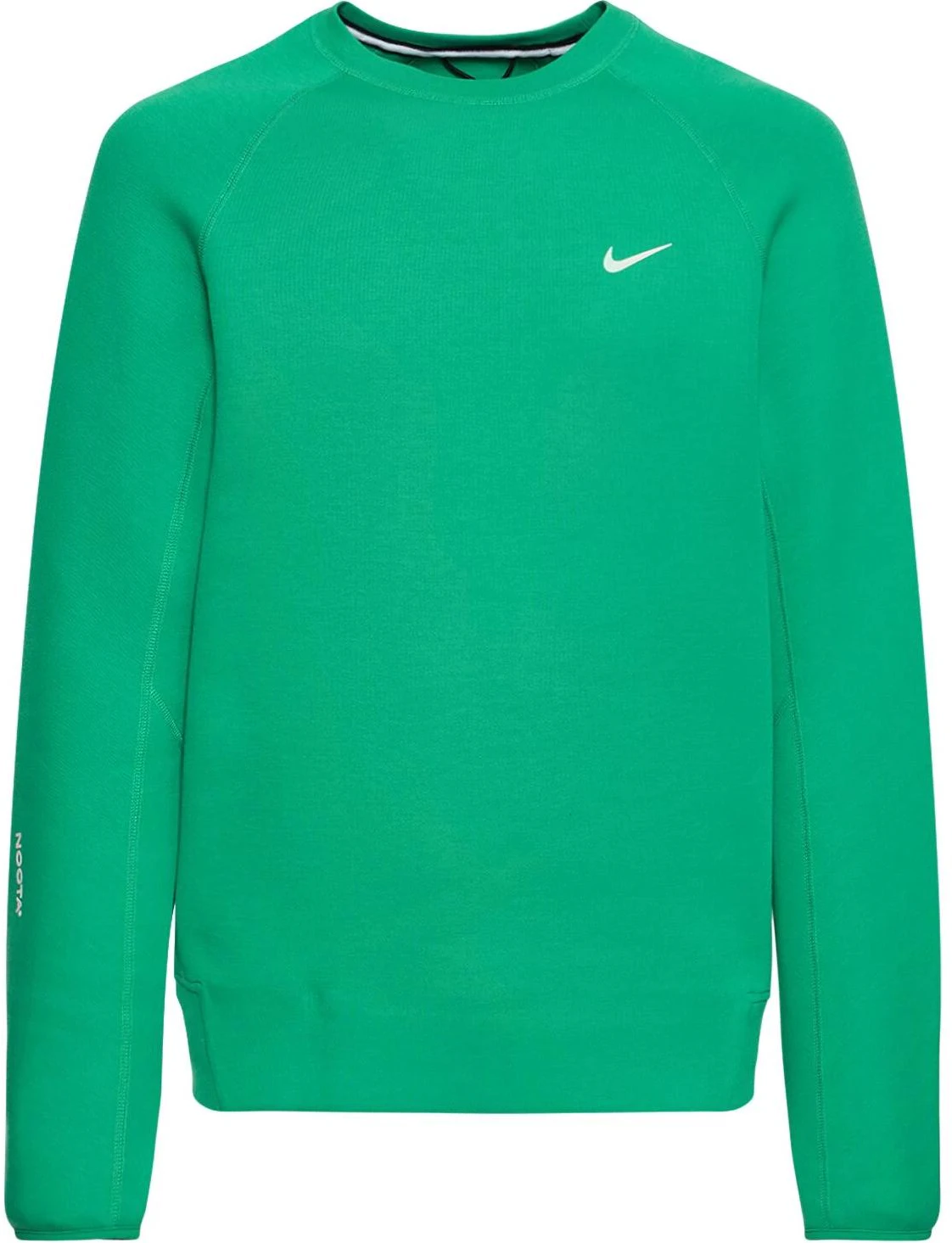 nike-x-nocta-tech-fleece-green-logo-print-crewneck-sweatshirt-unisex-fd-8458-324