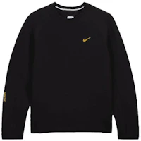 Nike x Nocta Tech Fleece Logo Crewneck Sweatshirt Black Unisex (US Exclusive) FD8457-010 Nike x Nocta Tech Fleece Logo Crewneck Sweatshirt Black Unisex (US Exclusive) FD8457-010