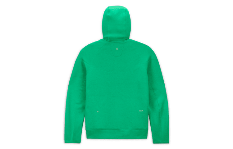 Nike x Nocta Tech Fleece Logo Hoodie Green Unisex Asia Edition FD8454-324