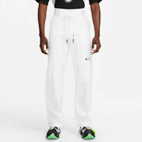 Shop Nike x OFF-WHITE 聯名褲子 SS21 白色滑板運動長褲 男女春季款式 CU2500-100