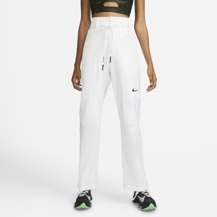 Details for Celana Nike x OFF-WHITE Kolaborasi SS21 Putih Jogger Skateboard Unisex Gaya Spring CU2500-100