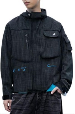 Nike x Off-White FW22 Black Multi-Pocket Zip Hoodie Jacket Asia Edition DN1750-010 Shop Nike x Off-White FW22 Black Multi-Pocket Zip Hoodie Jacket Asia Edition DN1750-010
