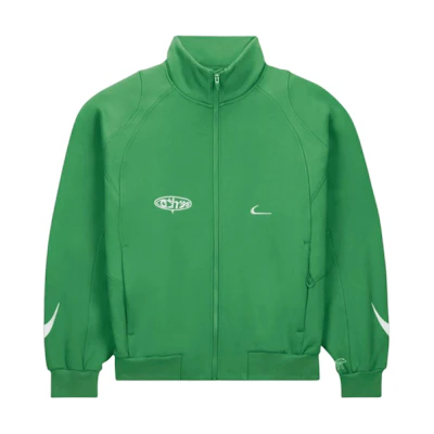Nike OFF-WHITE FW23 Green Logo Zip Jacket Unisex Collaboration Limited Edition. DV4452-389