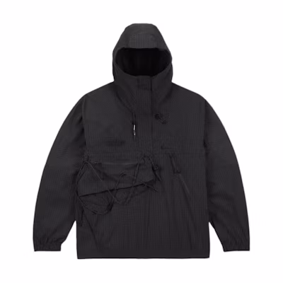 Nike Off-White FW23 Half-Zip Pullover Hoodie Black Unisex Asia Edition. DV4451-010