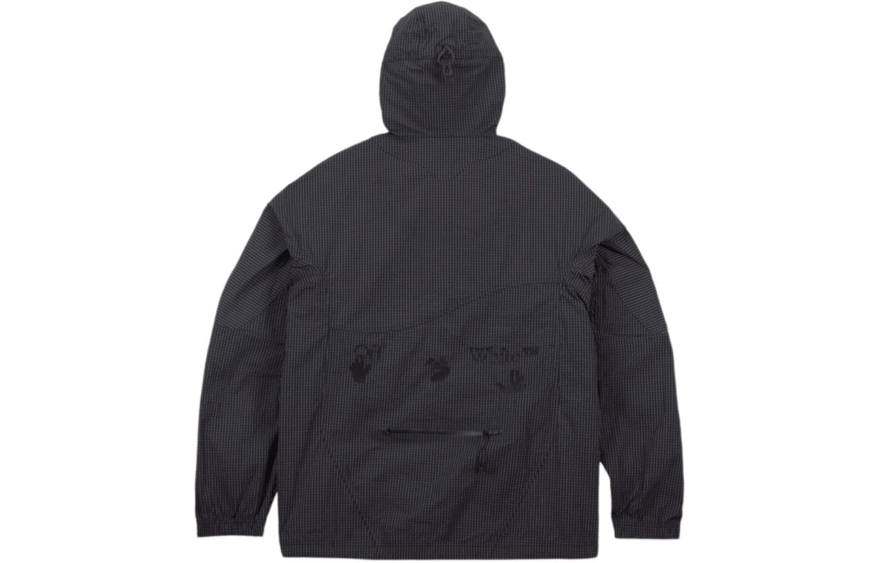 Nike Off-White FW23 Half-Zip Pullover Hoodie Black Unisex Asia Edition. DV4451-010 圖 3