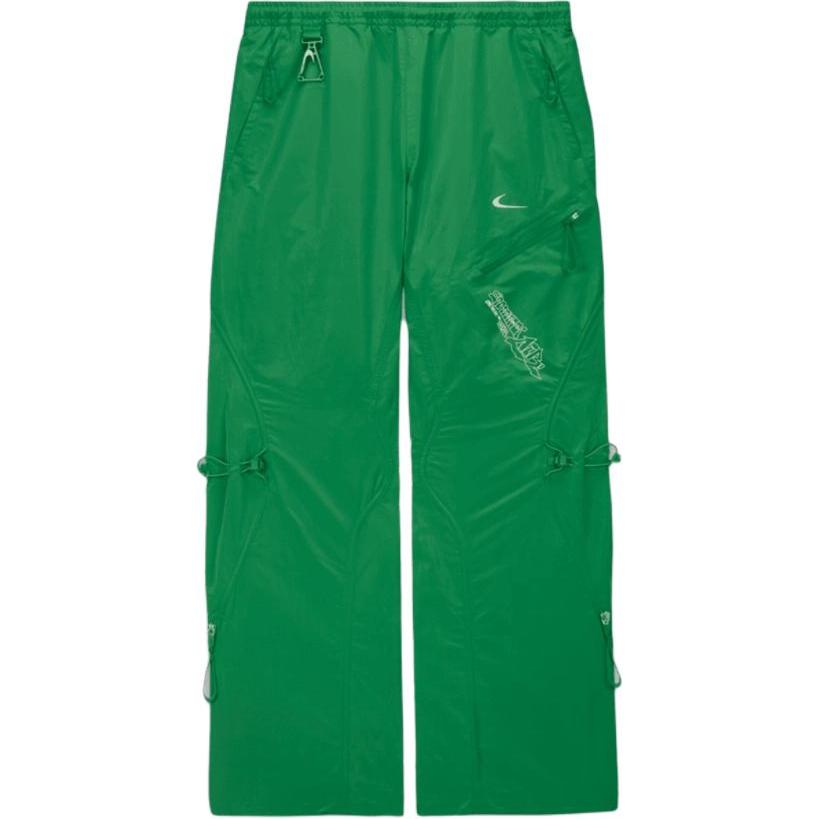 Nike x OFF-WHITE FW23 Waterproof Woven Track Pants Green Unisex Asia Edition DV4453-389