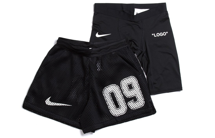 Order Nike x OFF-WHITE Home Soccer Training Shorts Black AH0376-010