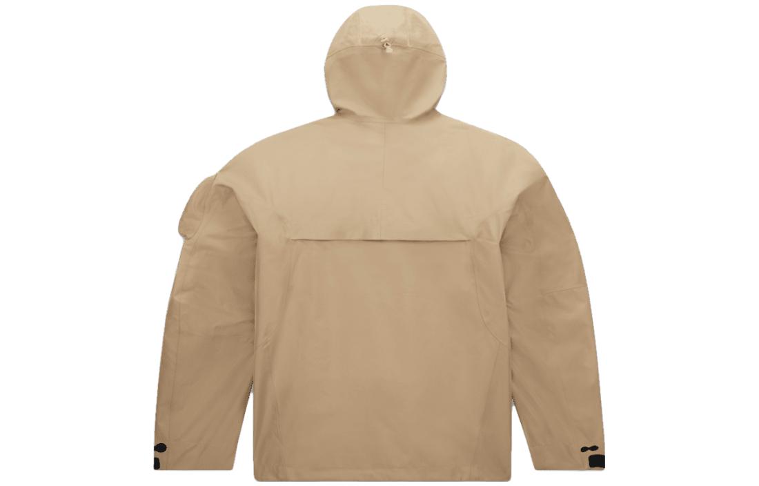 Lookbook Nike x Off-White 標誌連帽軟殼外套 卡其色 男女聯名款 DQ6457-247