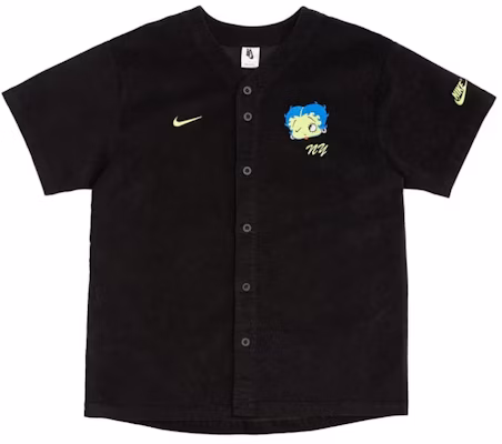 Nike x Olivia Kim Corduroy Baseball Jersey Black Buy Nike x Olivia Kim Corduroy Baseball Jersey Black