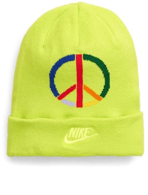 Nike x Olivia Kim Peace Sign Cuffed Beanie Cyber Buy Nike x Olivia Kim Peace Sign Cuffed Beanie Cyber