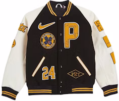 Nike x Patta Running Team SS24 Black White Varsity Jacket Unisex. FJ3106-010 Nike x Patta Running Team SS24 Black White Varsity Jacket Unisex. FJ3106-010