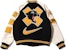 Nike x Patta Running Team Varsity Jacket (Asia Sizing) Black/Yellow/White FJ3107-010