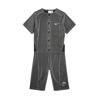Nike Patta SS24 Logo Graphic Zip Jumpsuit Unisex Black/Grey FJ3080-010