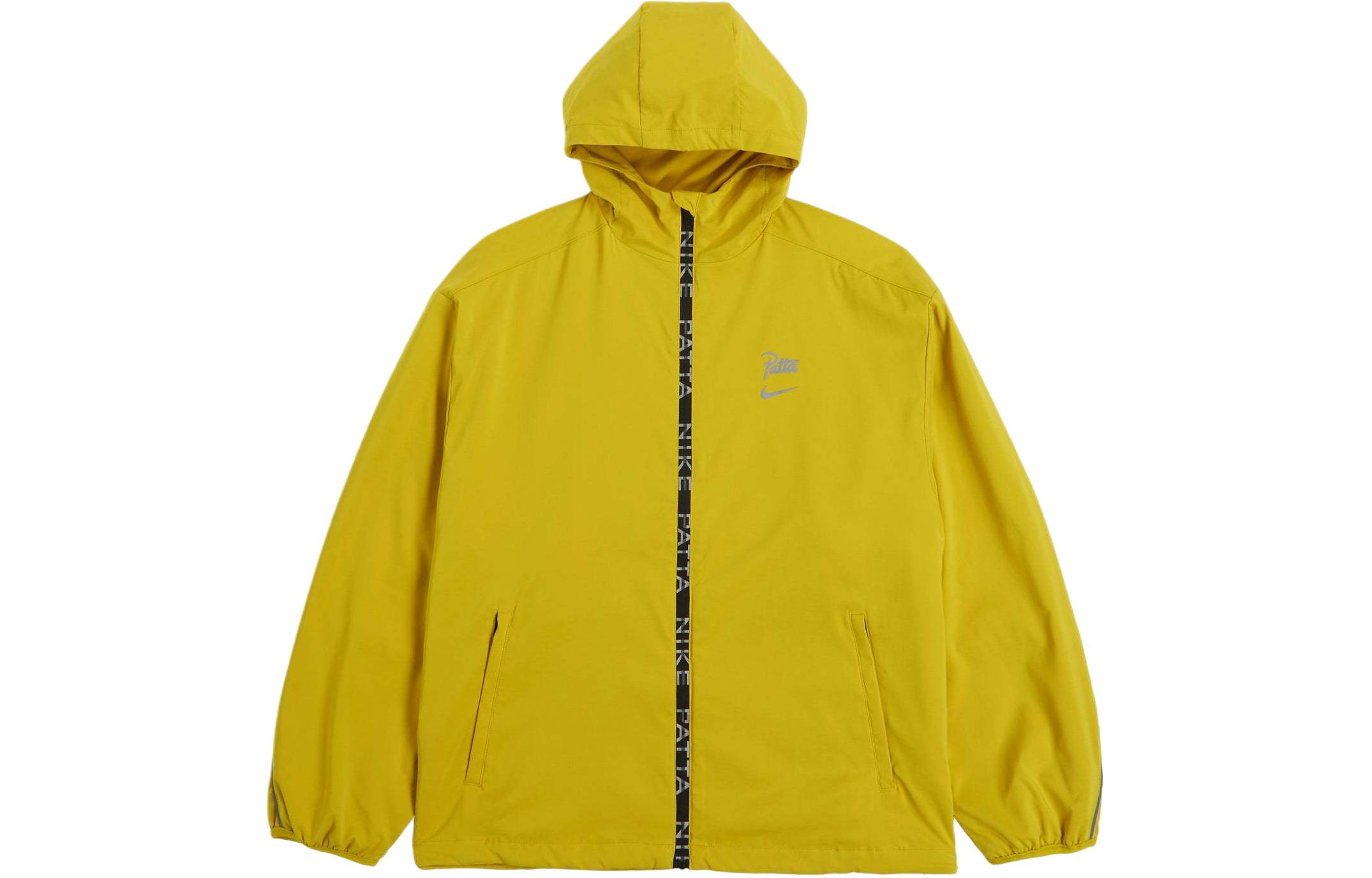 Nike Patta SS24 Logo Print Yellow Zip-Up Hoodie Jacket Unisex Asia Edition FJ3088-389 圖 2