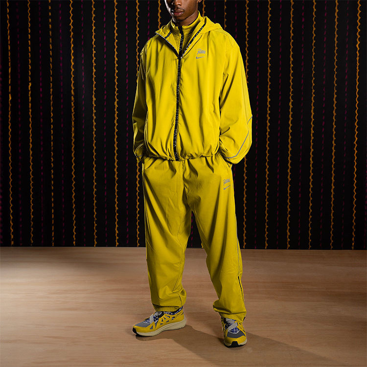 Nike Patta SS24 Logo Print Yellow Zip-Up Hoodie Jacket Unisex Asia Edition FJ3088-389 圖 4