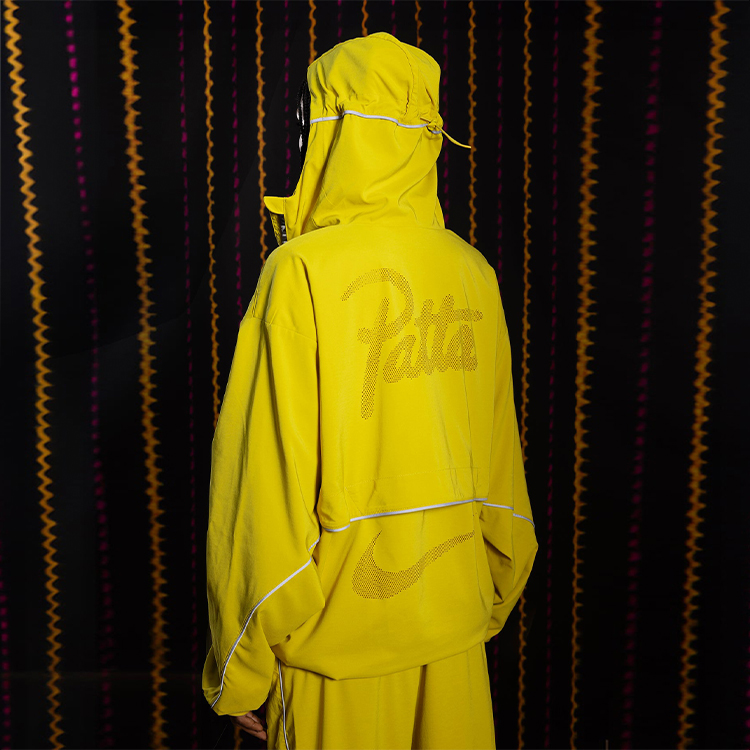 Nike Patta SS24 Logo Print Yellow Zip-Up Hoodie Jacket Unisex Asia Edition FJ3088-389 圖 5