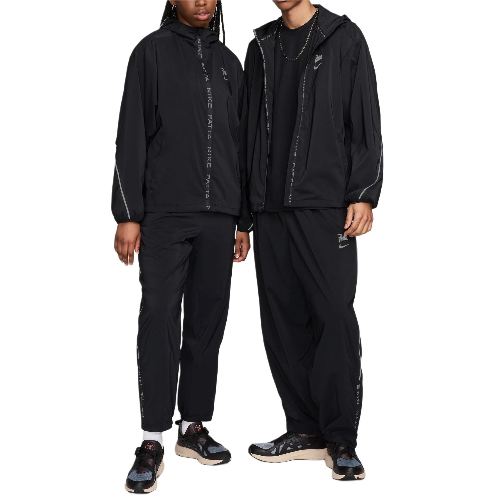 Nike Patta SS24 Outdoor Sports Zip Hoodie Jacket Unisex Black. FJ3087-010 圖 5