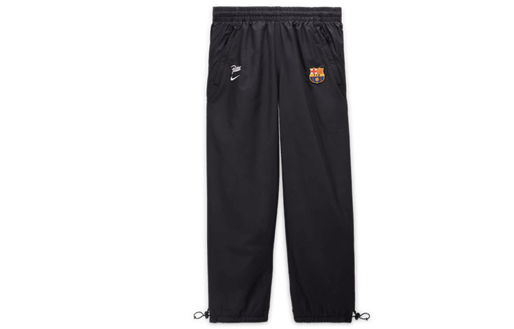 Nike x Patta x Barcelona FW23 Black Logo Embroidered Training Pants Men FQ4278-010