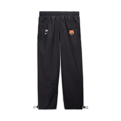 Nike Patta Barcelona FW23 Black Logo Embroidered Training Pants Men FQ4278-010