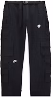 Order Nike x PEACEMINUSONE SS23 黑色工裝褲 中腰 寬鬆休閒長褲 DR0095-010