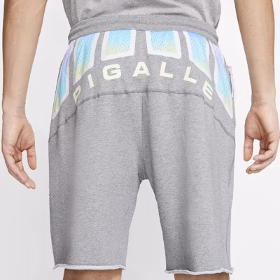 Nike x Pigalle Fleece Shorts Dark Grey Heather Details for Nike x Pigalle Fleece Shorts Dark Grey Heather