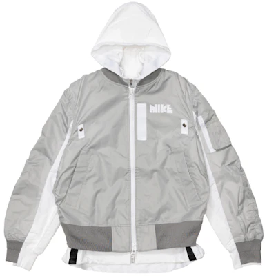 Nike x Sacai 雙層拼色連帽外套 灰色 美國版 CV5732-097 Order Nike x Sacai 雙層拼色連帽外套 灰色 美國版 CV5732-097