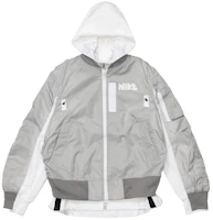 Nike x Sacai Double-Layer Hoodie Jacket Grey Asia Edition CZ4697-097 Nike x Sacai Double-Layer Hoodie Jacket Grey Asia Edition CZ4697-097