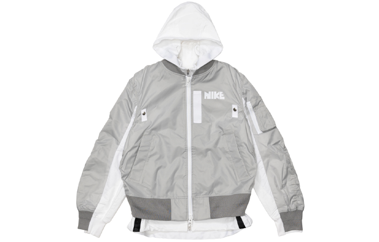 Order Nike x Sacai 雙層連帽外套 灰色 亞洲限定版 CZ4697-097