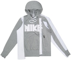 Nike x Sacai Double Zip Hoodie Dark Grey Heather/White Nike x Sacai Double Zip Hoodie Dark Grey Heather/White