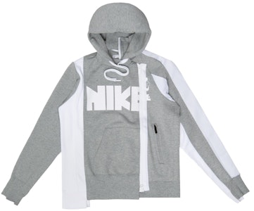 Nike x Sacai Double Zip Hoodie Kelabu Gelap/Putih CD6303-063 Buy Nike x Sacai Double Zip Hoodie Kelabu Gelap/Putih CD6303-063