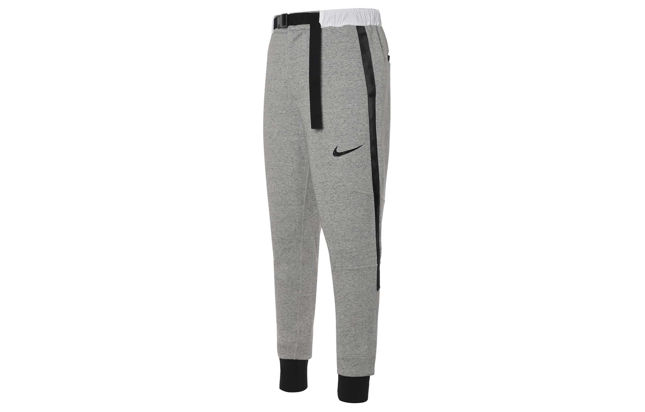 Nike x Sacai Gray Knit Jogger Pants Retro Athletic Side Striped Trousers CW2187-063