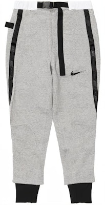 ナイキ x サカイ グレー ニット ジョガーパンツ レトロ サイドストライプ トラウザーズ CW2187-063 Order ナイキ x サカイ グレー ニット ジョガーパンツ レトロ サイドストライプ トラウザーズ CW2187-063