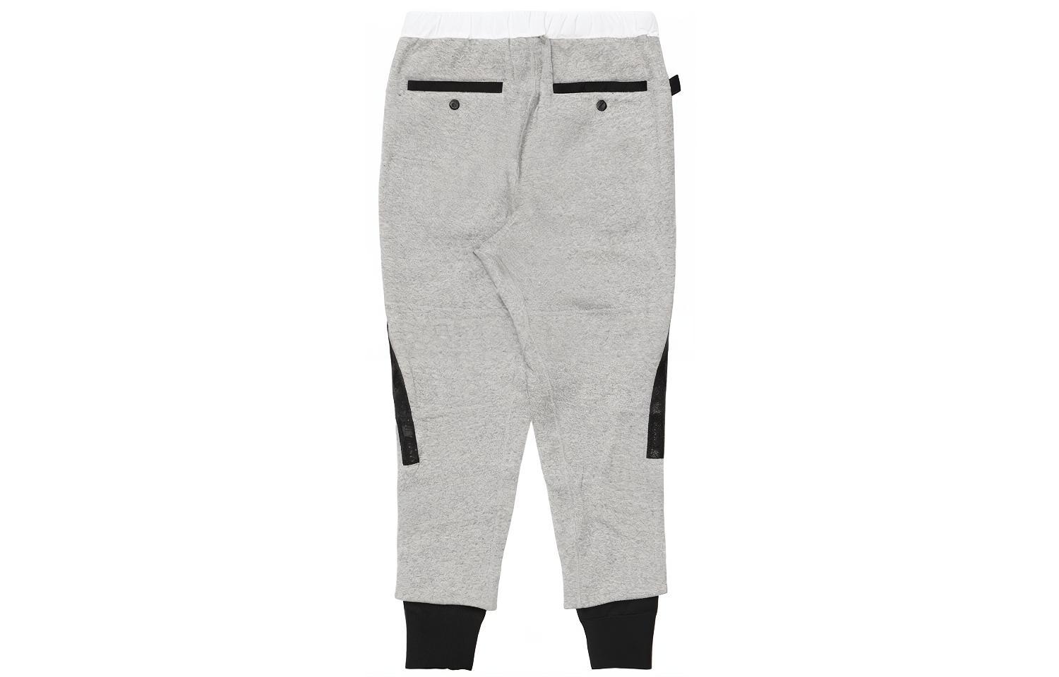 Lookbook ナイキ x サカイ グレー ニット ジョガーパンツ レトロ サイドストライプ トラウザーズ CW2187-063