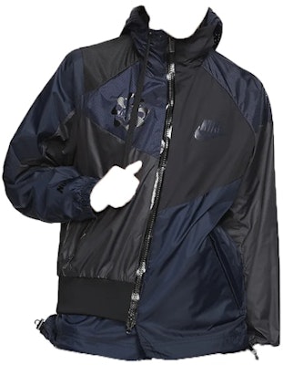 Nike x Sacai Hooded Anorak Black/Dark Obsidian Buy Nike x Sacai Hooded Anorak Black/Dark Obsidian
