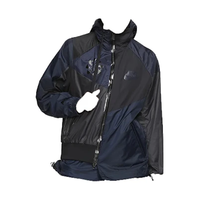 Nike Sacai Hooded Anorak Black/Dark Obsidian