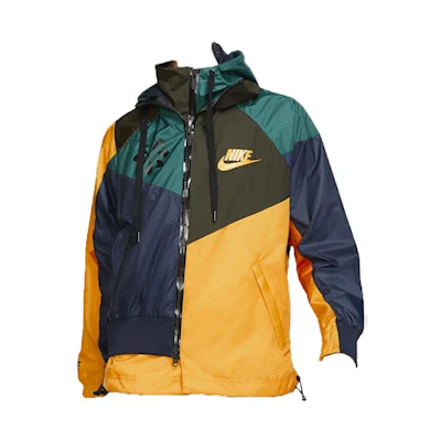 Nike x Sacai Hooded Anorak University Gold/Campfire Orange