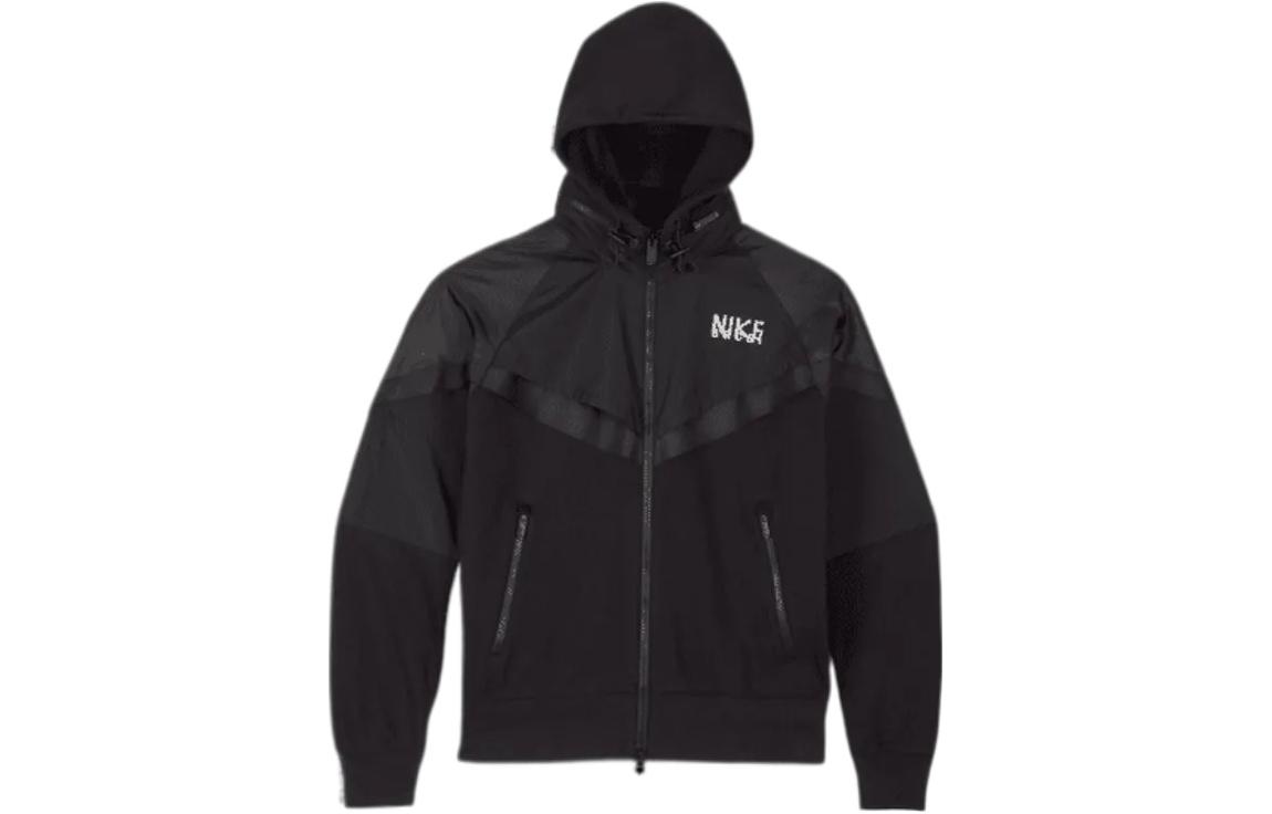 Order Nike x Sacai Logo Full-Zip Waterproof Hooded Jacket Black ( Asia Edition). DQ9030-010