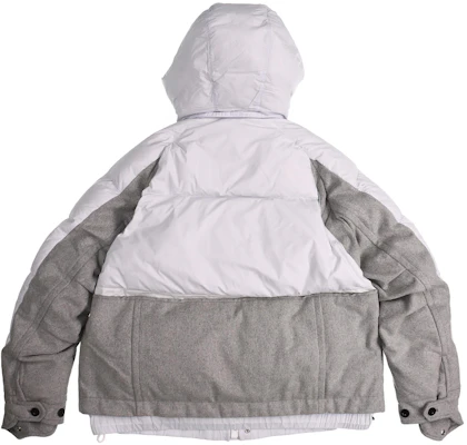 Nike x Sacai 寬鬆拼接羽絨外套 冬季純白金 CT3269-043 Lookbook Nike x Sacai 寬鬆拼接羽絨外套 冬季純白金 CT3269-043
