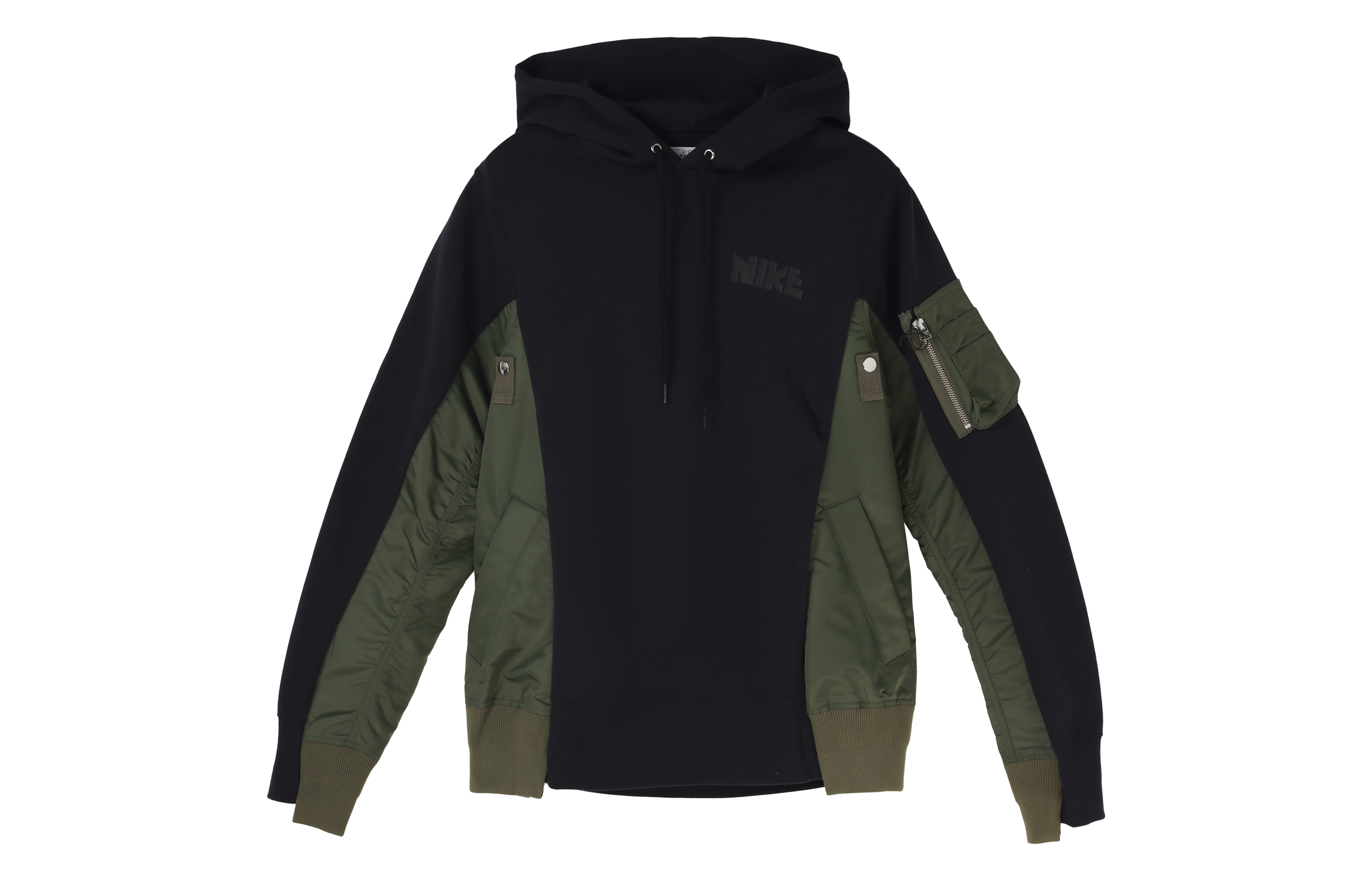 Order Nike x Sacai 綠橄欖多口袋連帽上衣 男女款 CW2419-475