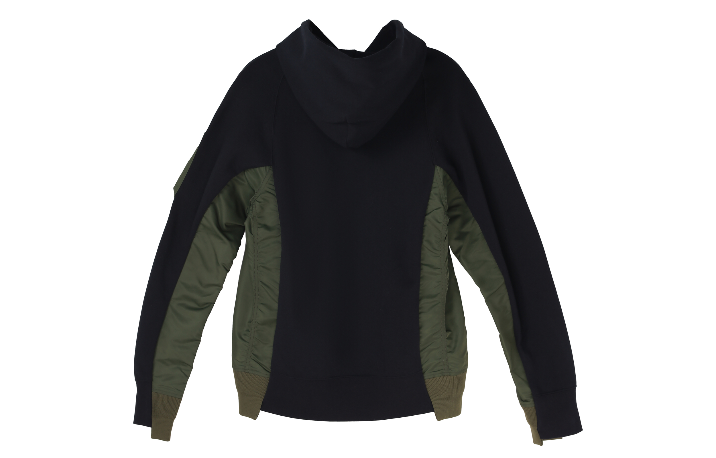 Lookbook Nike x Sacai 綠橄欖多口袋連帽上衣 男女款 CW2419-475