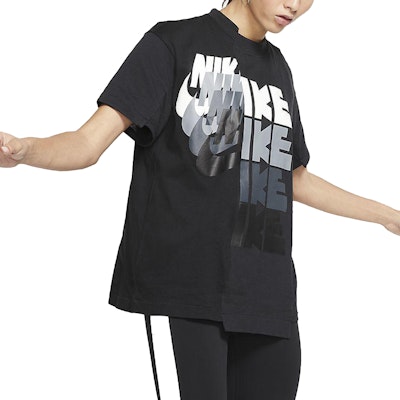 Nike x Sacai Tee Black/Grey Lookbook Nike x Sacai Tee Black/Grey