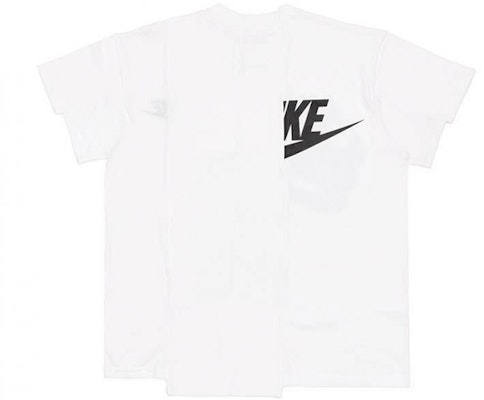 Nike x Sacai Tee Grey/White Order Nike x Sacai Tee Grey/White