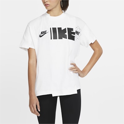Nike x Sacai Tee White Lookbook Nike x Sacai Tee White