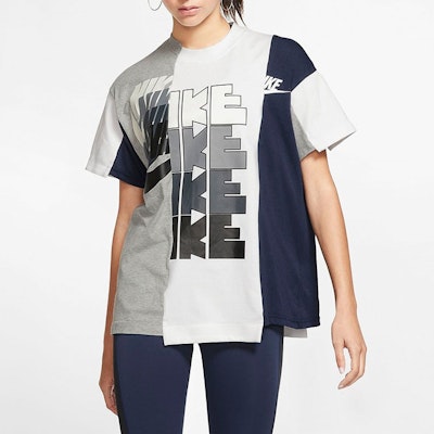 Nike x Sacai Tee White/Grey Lookbook Nike x Sacai Tee White/Grey