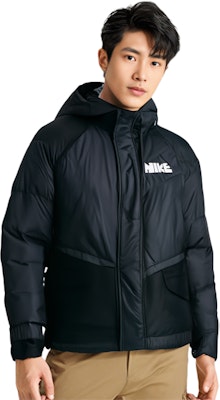 Nike x Sacai Winter Black Hooded Parka Down Jacket Fusion Style CT3269-010 2