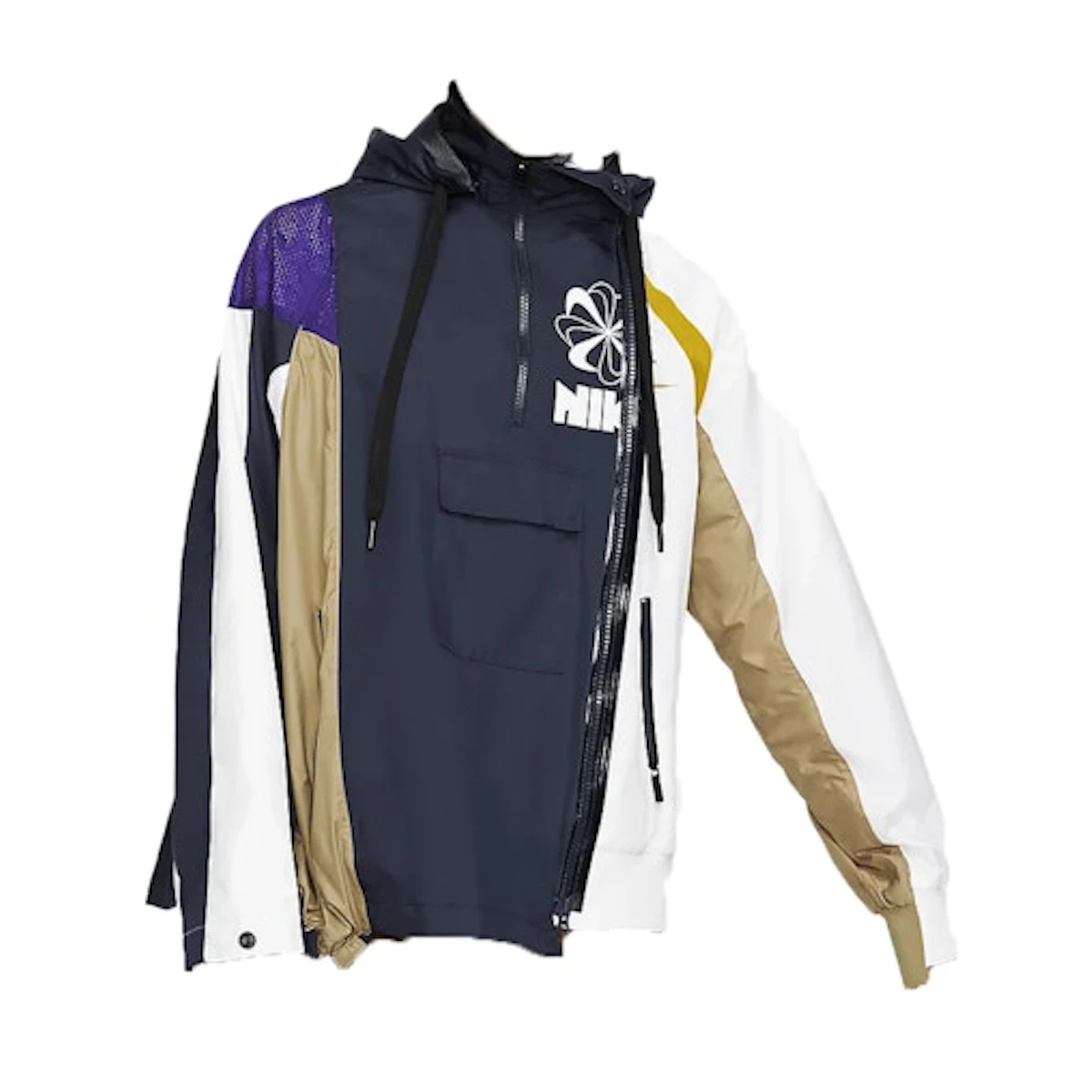 Buy Nike x Sacai Women s Double Zip Jacket Obsidian Court Purple Novelship